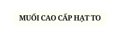 MUỐI CAO CẤP HẠT TO